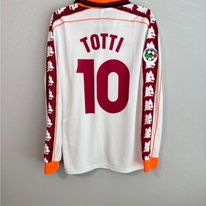 Vintage Roma 1998/1999 Totti home soccer jersey